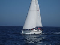 najad yacht, Serafina belonging to Rob and Sarah Bell